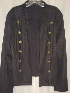 Zich Black Velvet Jacket XXL